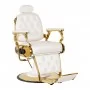 Cadeira de barbeiro Gabbiano Francesco Ouro, ouro branco