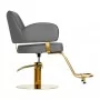 Gabbiano Linz NQ frizerski stol v zlato sivi barvi