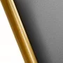 Kadeřnické křeslo Gabbiano Linz NQ ve zlatošedé barvě