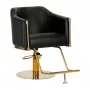 Cadeira para barbearia Gabbiano Burgos dourado-preto