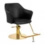 Frizētavas krēsls Gabbiano Marbella Gold-Black