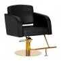 Καρέκλα κουρείου Gabbiano Turin Gold-Black