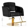 Καρέκλα κουρείου Gabbiano Turin Gold-Black