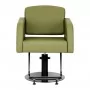 Καρέκλα κουρείου Gabbiano Turin, μαύρο και πράσινο