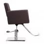 Cadeira de cabeleireiro Gabbiano Helsínquia castanha