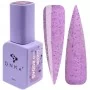 DNKa Laca de uñas de gel 0045 (violeta claro con virutas), 12 ml
