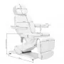 Elektriskais skaistumterapijas krēsls SILLON CLASSIC, 3 motori, apsildāms, balts