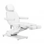 Elektrisk stol för skönhetsbehandling SILLON CLASSIC med 2 pedimotorer, vit