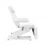 Elektrisk stol för skönhetsbehandling SILLON CLASSIC med 2 pedimotorer, vit