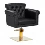 Парикмахерское кресло Gabbiano Berlin, золото, черный