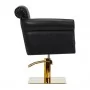 Парикмахерское кресло Gabbiano Berlin, золото, черный