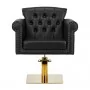 Frizētavas krēsls Gabbiano Berlin, zelta, melns