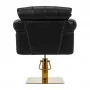 Frizētavas krēsls Gabbiano Berlin, zelta, melns