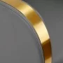 Gabbiano frisör handfat Malaga guldgrå