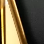 Gabbiano Linz frisörstol guld svart skiva