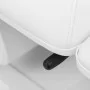 Elektrické otočné bílé kosmetické křeslo Sillon Basic se 3 motory