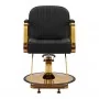 Καρέκλα κουρείου Gabbiano Acri χρυσό - μαύρο