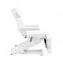 Elektrisk kosmetikstol SILLON CLASSIC, 3 motorer, med pedi-cradle, hvid