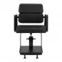 Cadeira de cabeleireiro Gabbiano Porto preto e preto