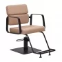 Barbershop chair Gabbiano Porto black and beige