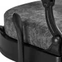 Fauteuil de coiffeur Gabbiano President Old Leather Grey