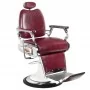 Cadeira de barbeiro Gabbiano Moto Style, cor de vinho