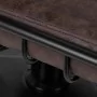 Gabbiano Catania Loft Old Leather frisørstol, mørkebrun