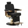 Barbershop chair Gabbiano Marcus, gold, black