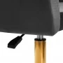 4Rico QS-BL14G Drejestol, grå fløjl