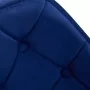 4Rico QS-BL14G swivel chair dark blue velvet
