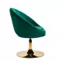 4Rico QS-BL12B Green Velvet Swivel Chair Rico QS-BL12B
