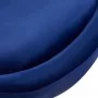 4Rico QS-BL12B Silla giratoria, terciopelo azul oscuro
