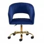 4Rico QS-OF212G Vrtljivi stol Rico QS-OF212G Velvet Dark Blue