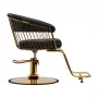 Hair System Frizētavas krēsls Lille zelta un melns