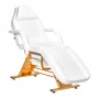 SILLON 202 gold pro καρέκλα καλλυντικών, λευκή