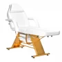 SILLON 202 gold pro καρέκλα καλλυντικών, λευκή