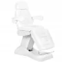 Elektryczny fotel kosmetyczny Lux 4M biały z kołyską