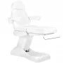 Elektryczny fotel kosmetyczny Lux 4M biały z kołyską