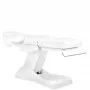 Električni kozmetični stol Lux 4M bele barve z zibelko