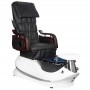 PEDICURE SPA ARMCHAIR AS-261 BLACK AND WHITE WITH MASSAGE FUNCTION
